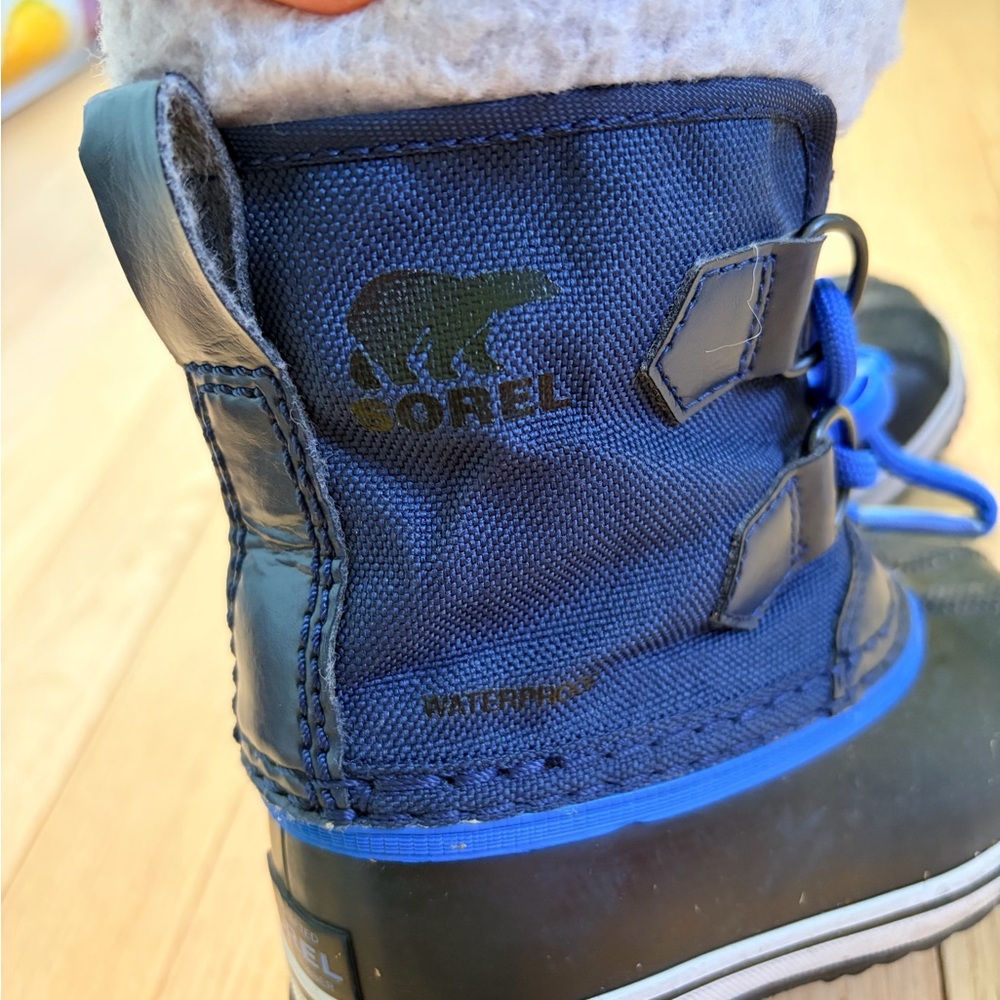 Sorel Snow Commander Toddler Boots Size 8 Waterproof Winter Snow Boots - Picture 4 of 5